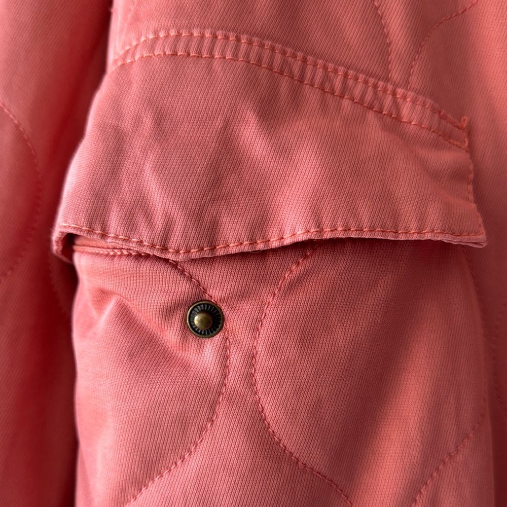 Universal Thread Orange Bomber Jacket With Stand-… - image 3